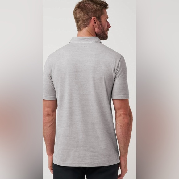 Travis Mathew Light Gray Heater Polo Free Passage Shirt Size XL New Sealed Bag - Picture 4 of 11